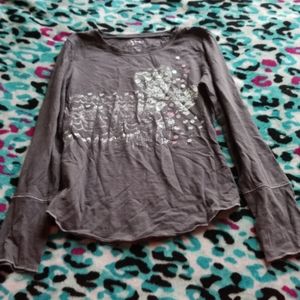 Girls' Grey Arizona Long Sleeve